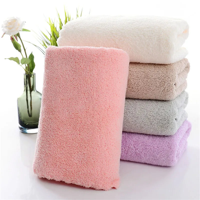 Microfiber Coral Velvet Face Towel Absorbent Cleaning Towel