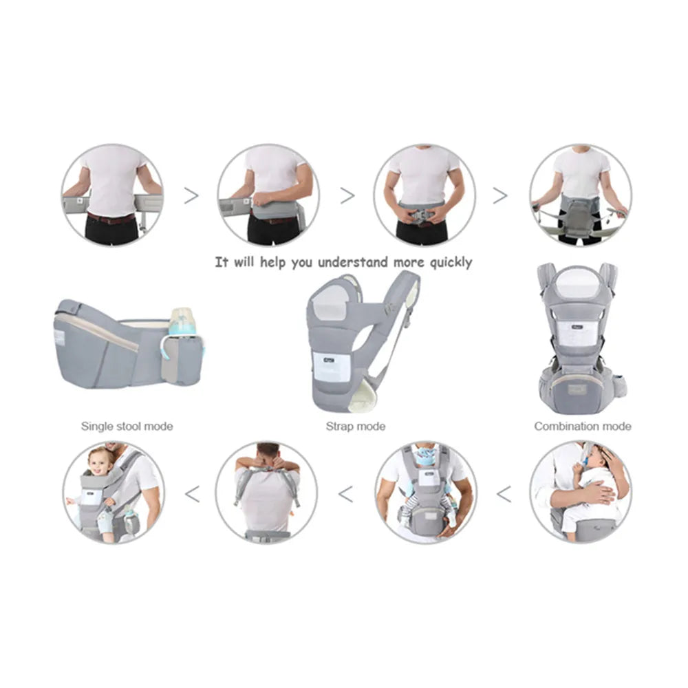 Baby Carrier Ergonomic Infant Multifunctional Waist Stool in USA