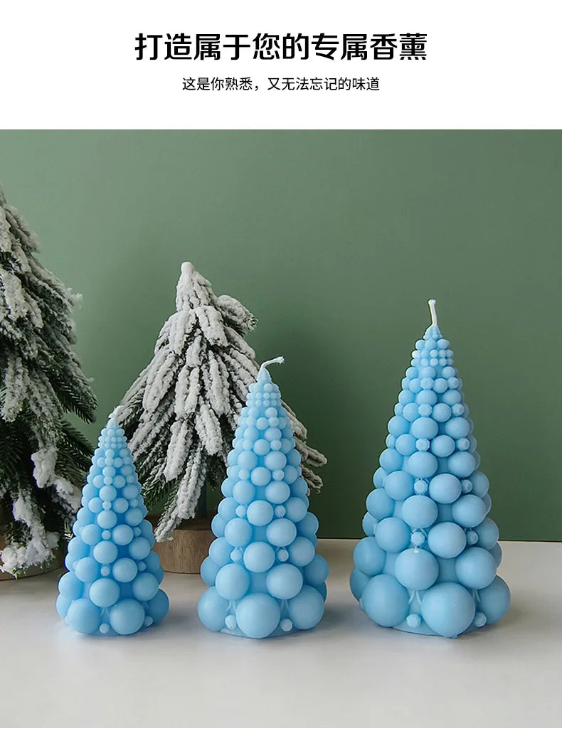 Bubble Ball Christmas Tree Aromatherapy Candle Ins Shooting