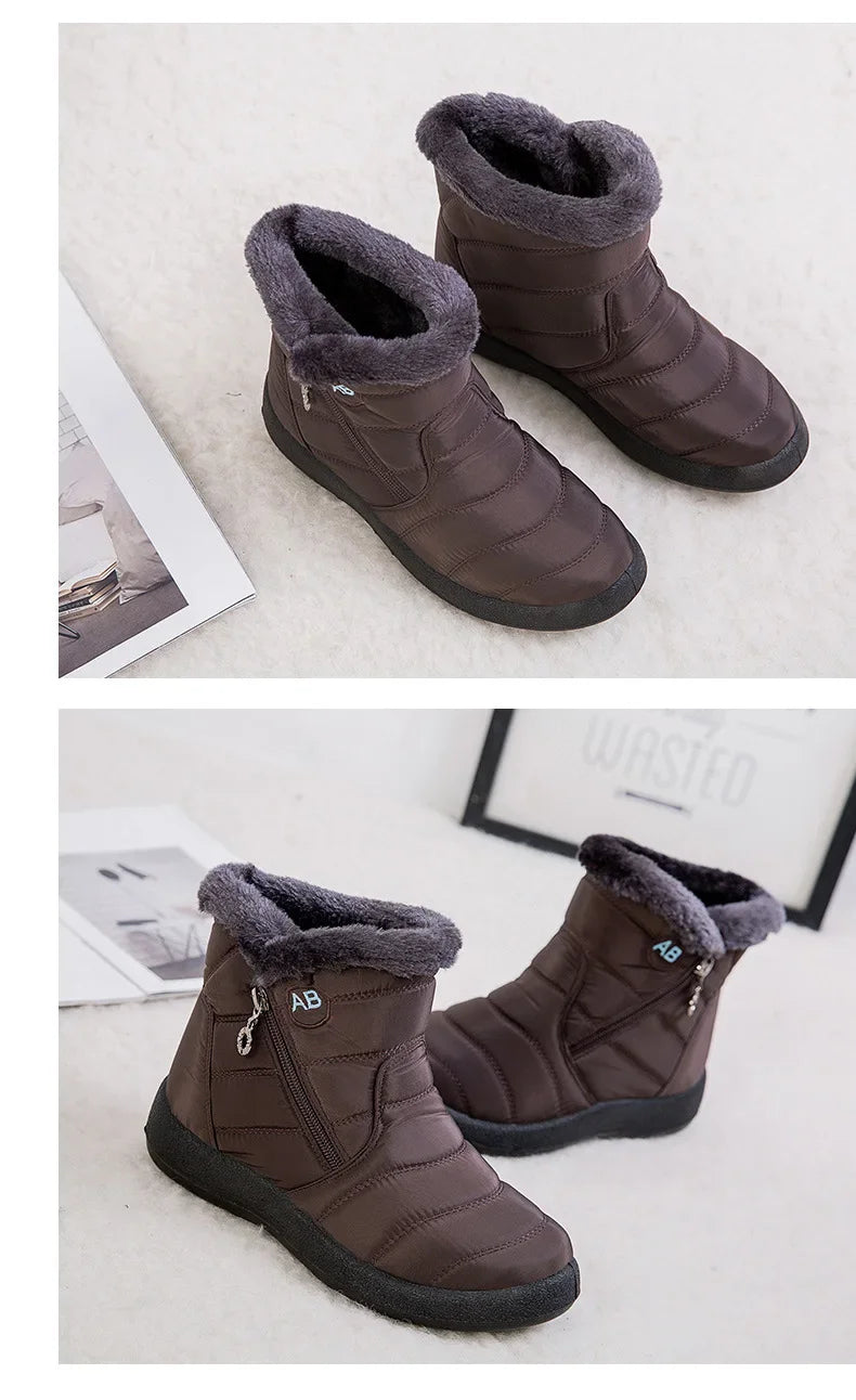 Winter Women Boots Thick Bottom Ankle Boots Women in USA