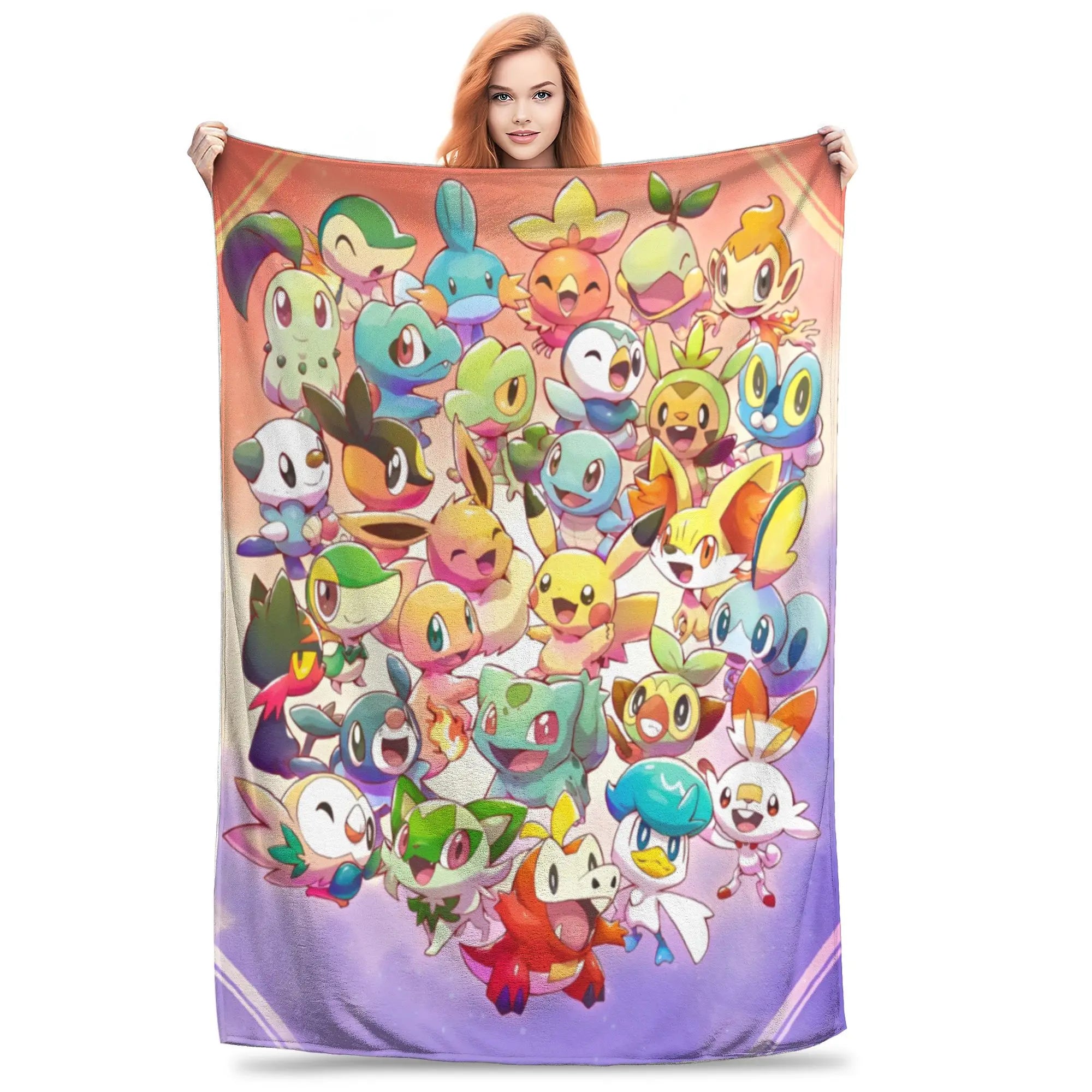 Pokemon Characters Pikachu Blanket Multiple Sizes in USA.