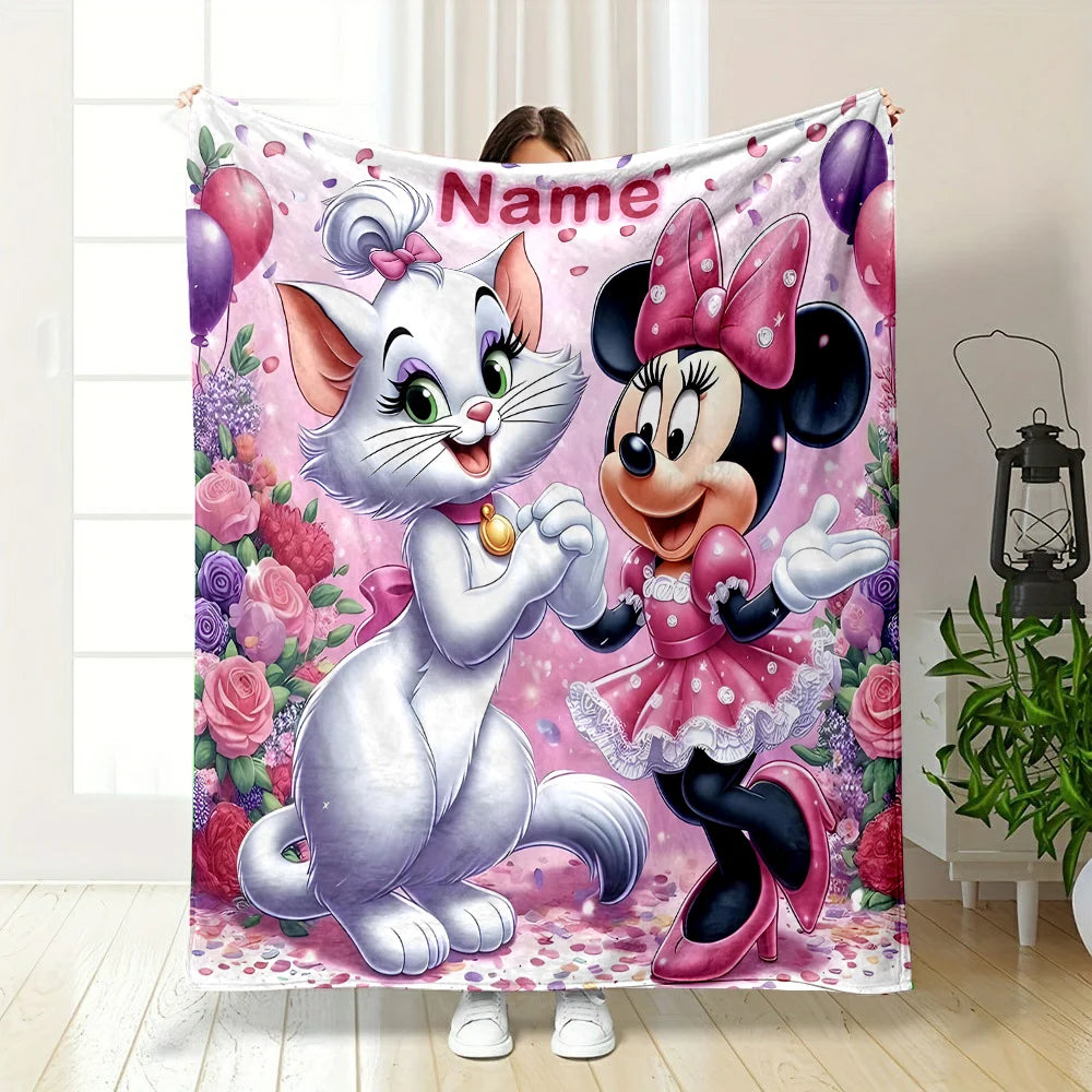 Customized Name Personalized Blanket Disney Minnie Mouse in USA