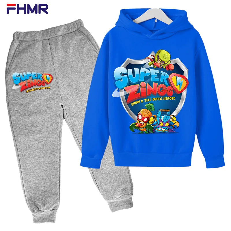 Boys Hoodies+Pants Sets New Autumn Baby Tops Clothing in USA