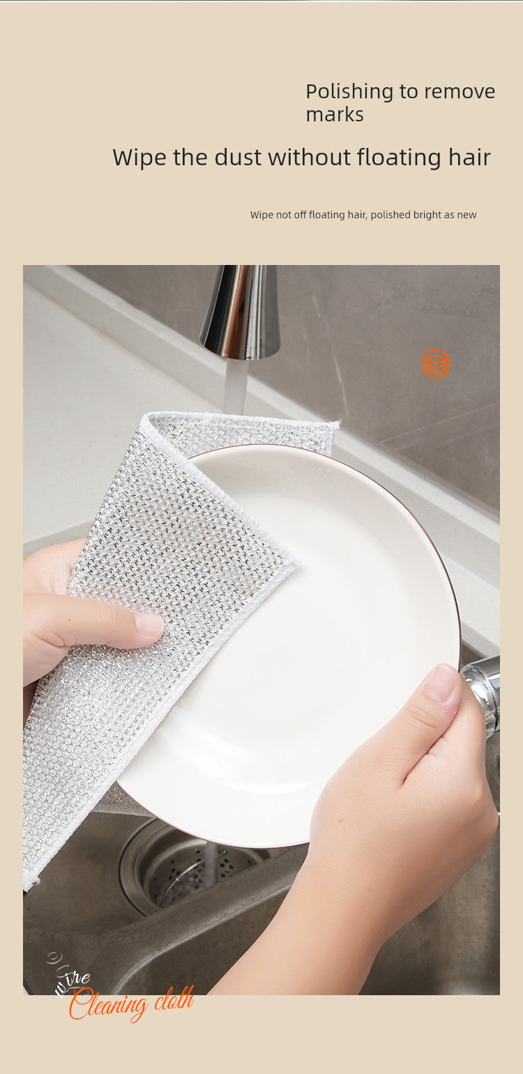 Steel Wire Dishcloth Oil-Free in USA.