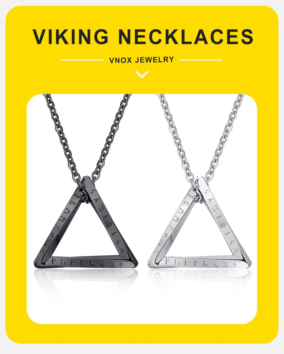 Vnox Norse Viking Pendant Necklaces Men in USA