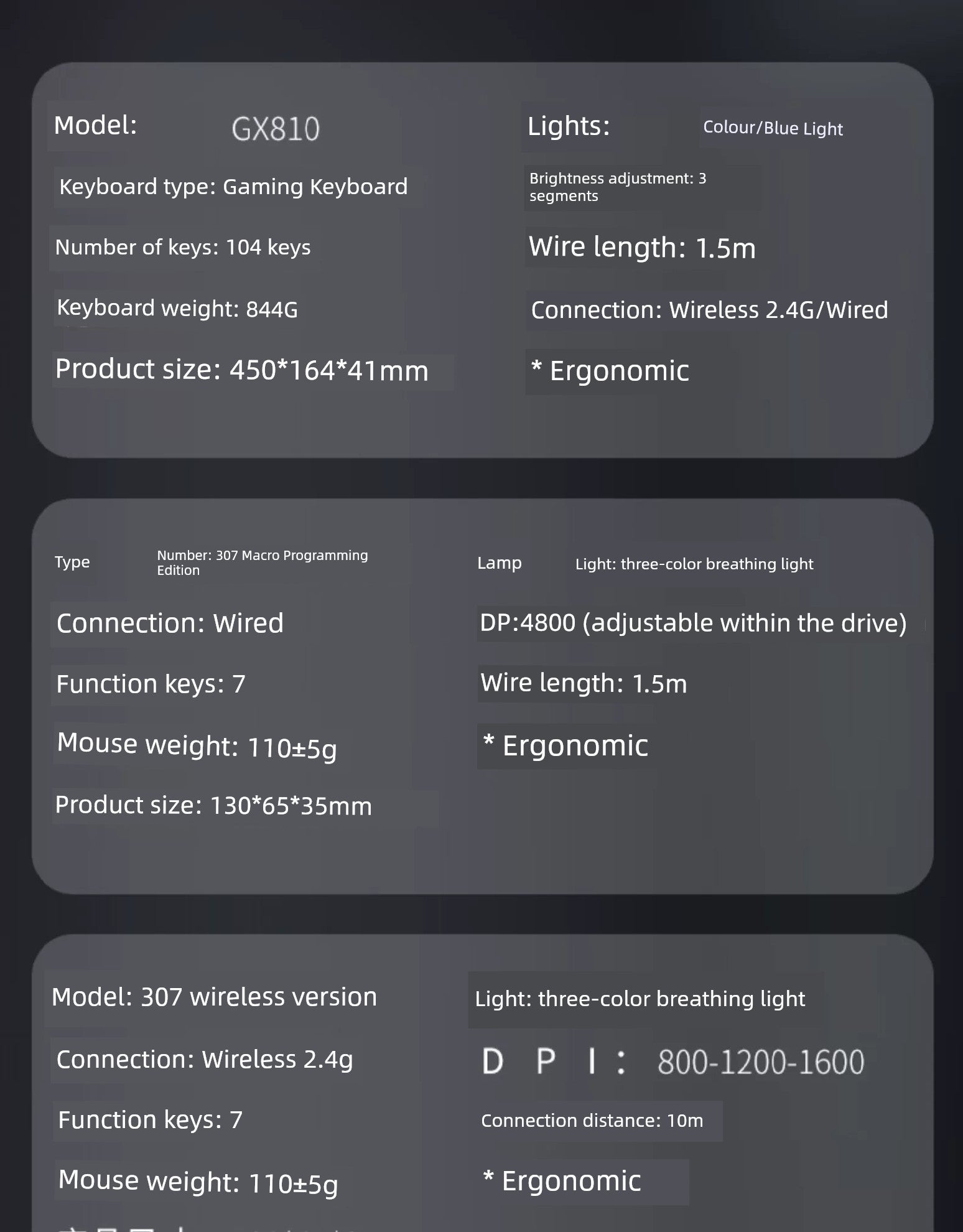 Pioneer Real Mechanical Feeling Wireless Keyboard and Mouse in USA.