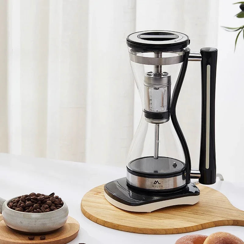 Syphon Coffee Brewer Home Hand Brewed Coffee Pot with Heating in USA.