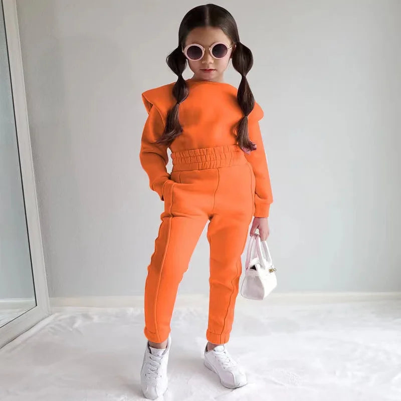 Children's New Clothing Girls Autumn Winter Candy Color in USA