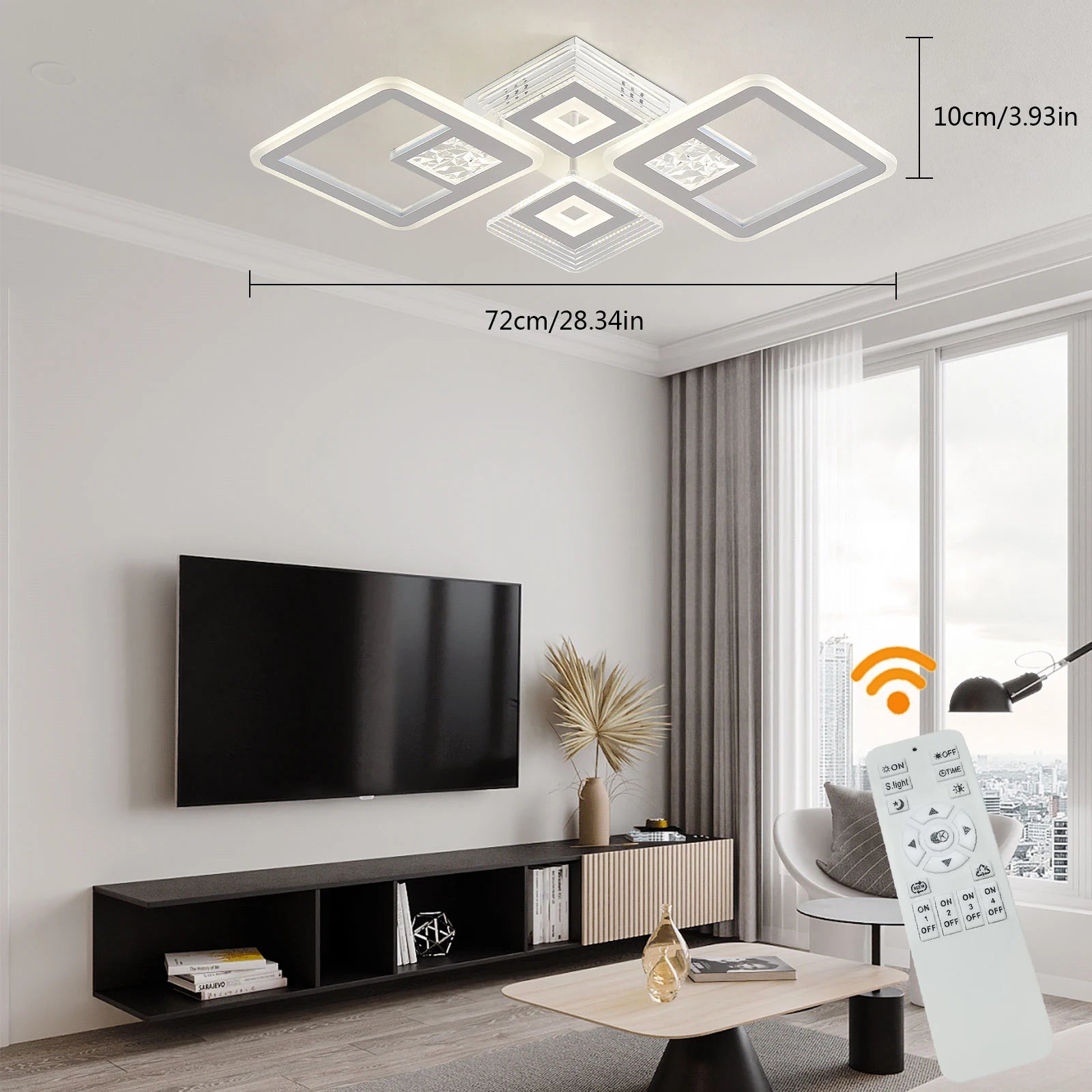 Modern Embedded LED Acrylic Ceiling Light IN USA.