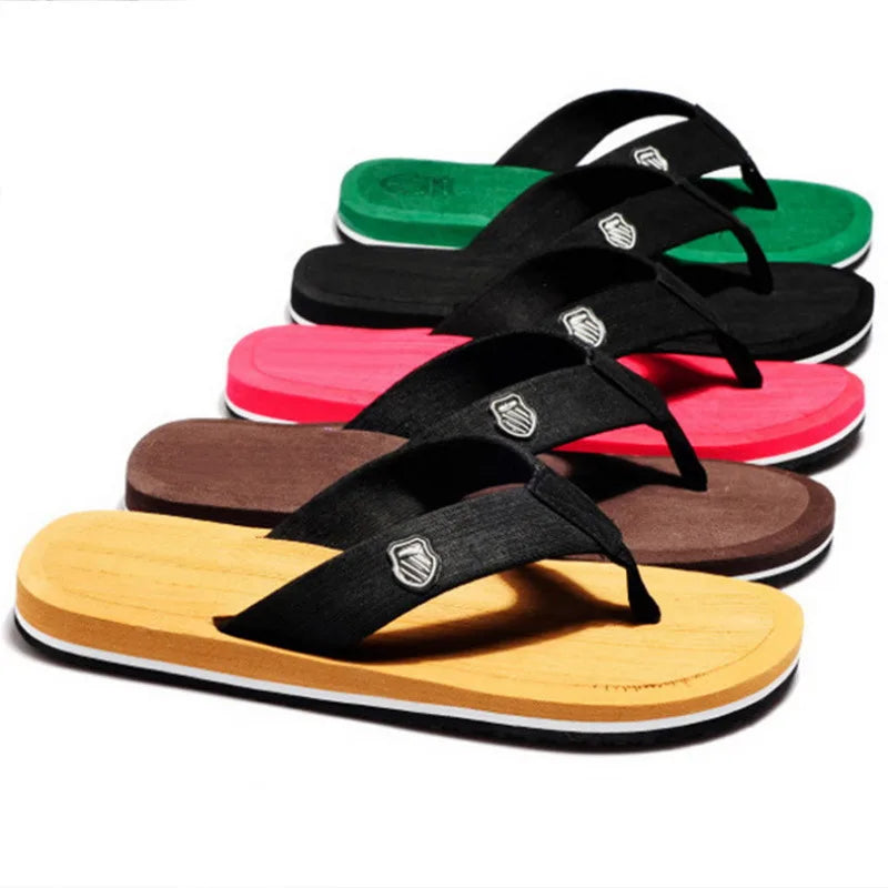 High Quality Men Beach Shoes Summer Casual Flat Slippers in USA