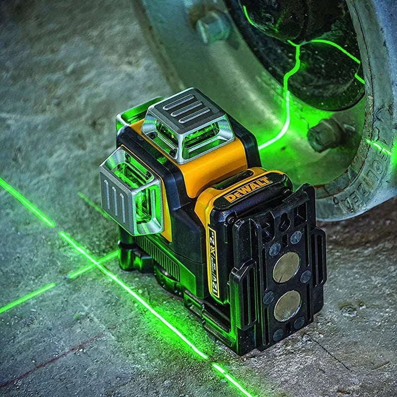 DEWALT DW089LG Green Beam Laser Level Tool Self-Leveling