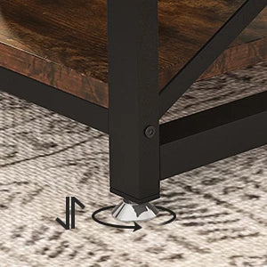 Tribesigns Industrial Coffee Table, Cocktail Table in USA.