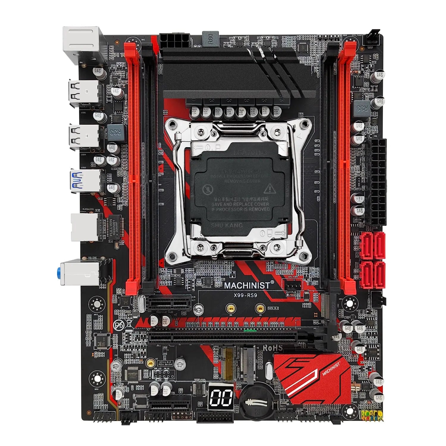 MACHINIST RS9 X99 Motherboard Support Xeon E5 V3 V4 LGA 2011-3 CPU Pro