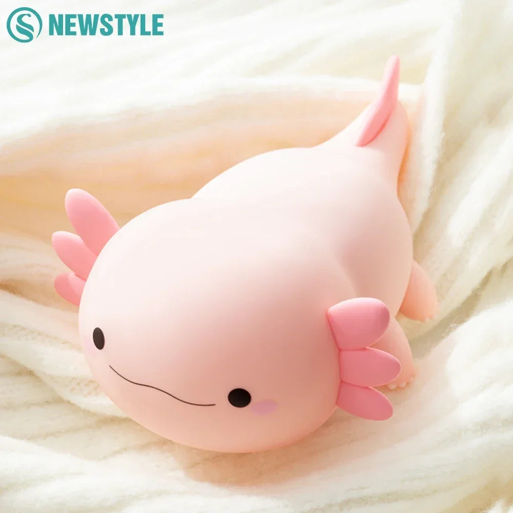 Novelty Silicone Axolotl Night Light Rechargeable in USA