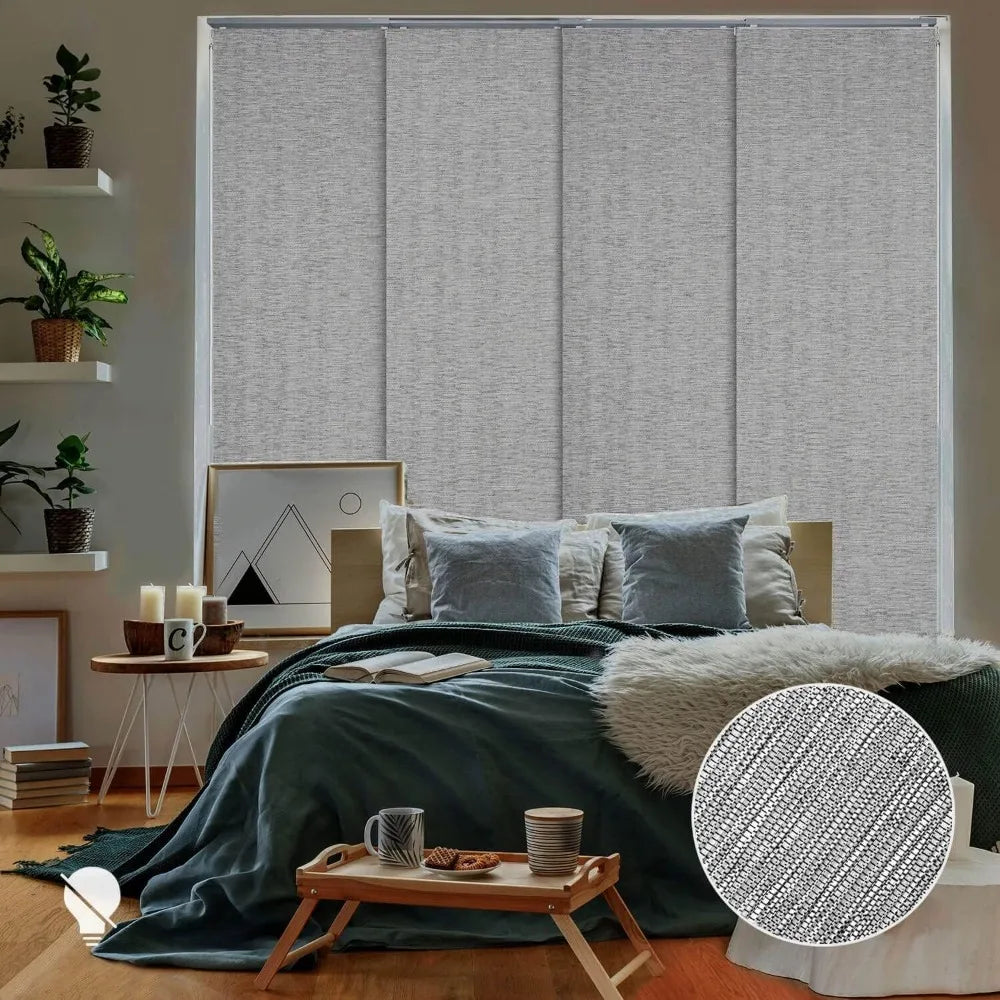 GoDear Design Blackout Adjustable Vertical Blinds Extendable