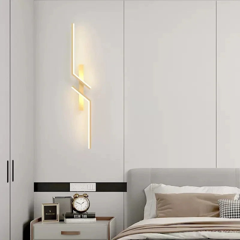 LED Wall Lamp Modern Minimalist Strip Wall Decor Lights Lighting IN USA.