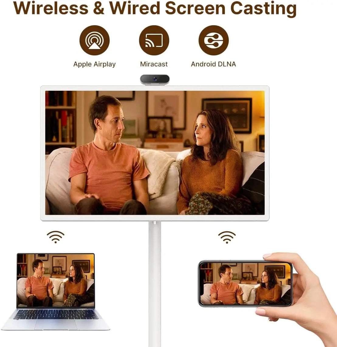 Smart Touch Screen TV Display Smart Television portable Screen in USA.