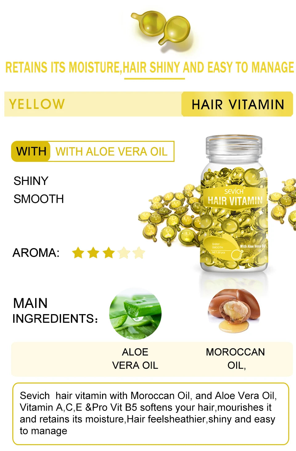 Sevich Mix Hair Vitamin Capsule Hair Treatment Oil in USA