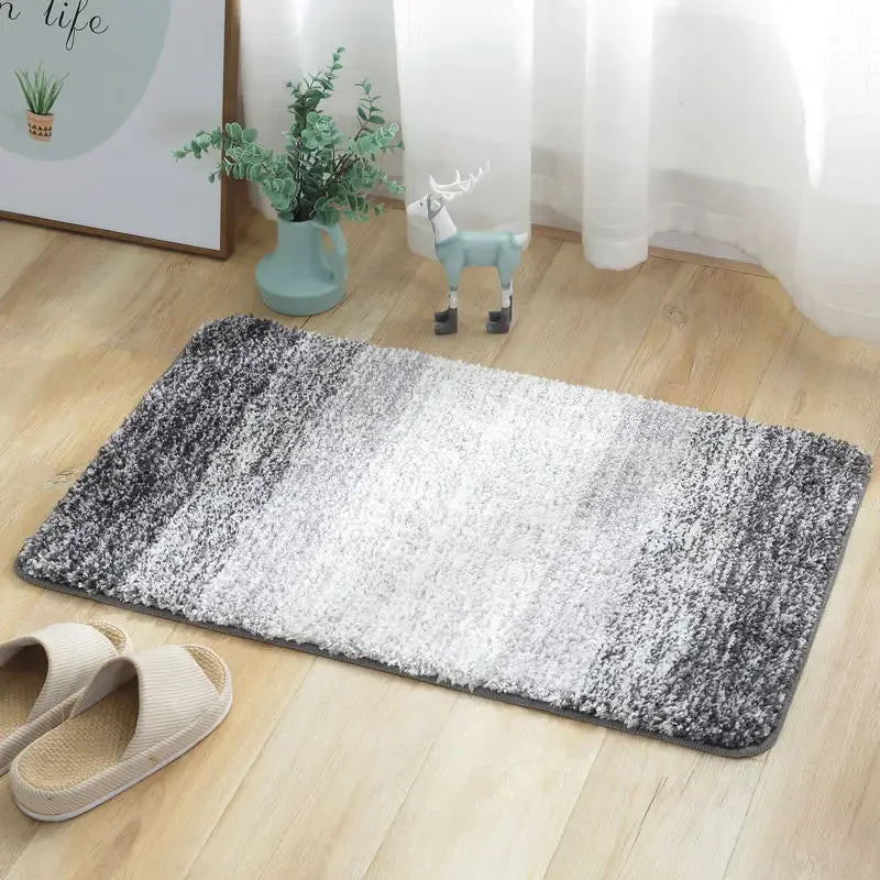 Bathroom Rugs Mat Simple Home Flocking Carpet Extra Soft in USA.