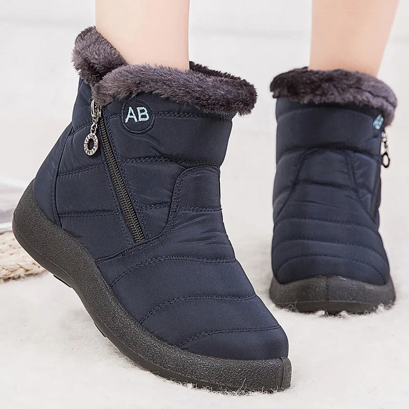 Women's Boots Women's Winter Boots Fur Winter Shoes For Women Ankle Bo