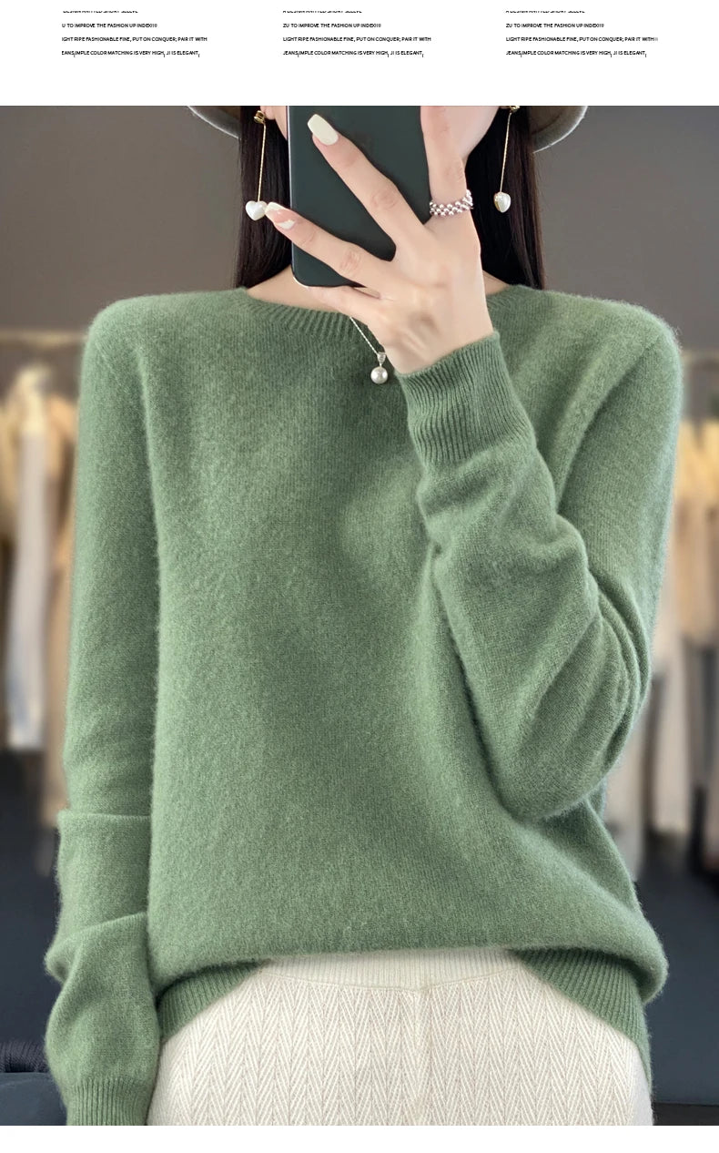 New cashmere sweater women's sweater autumn in USA