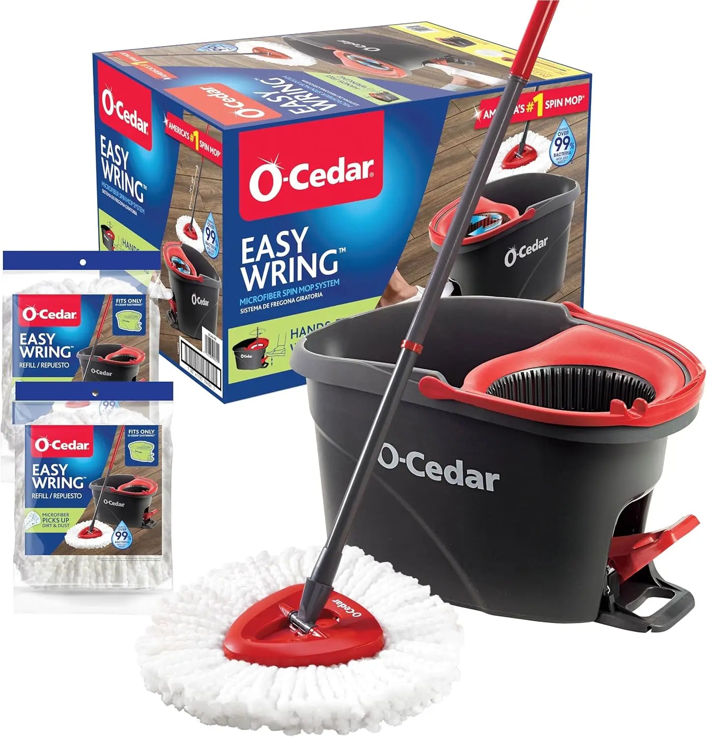 Microfiber Spin Mop & Bucket Floor Cleaning System in USA