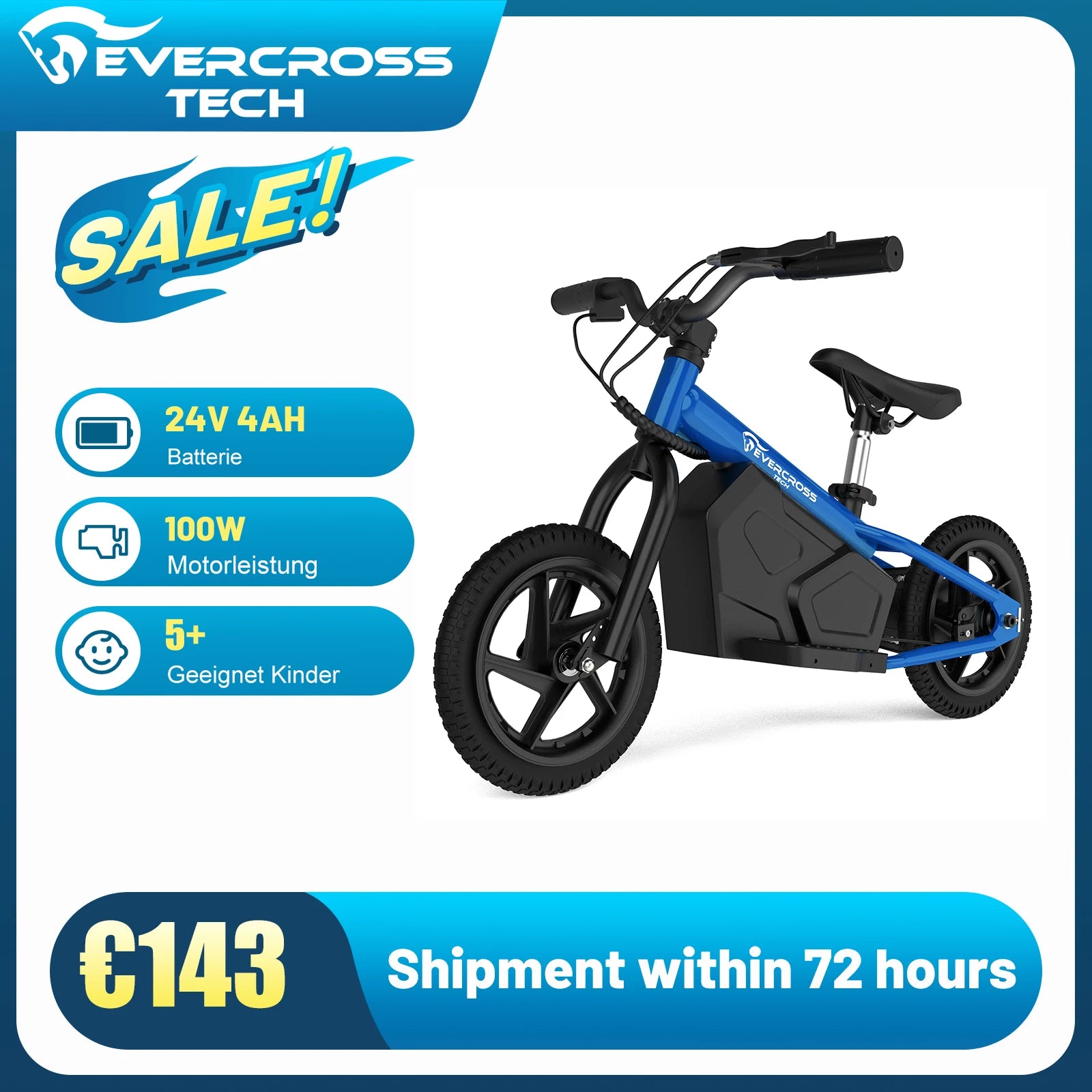 EVERCROSS Electric Balance Bike Kids, Toddler Bike in USA