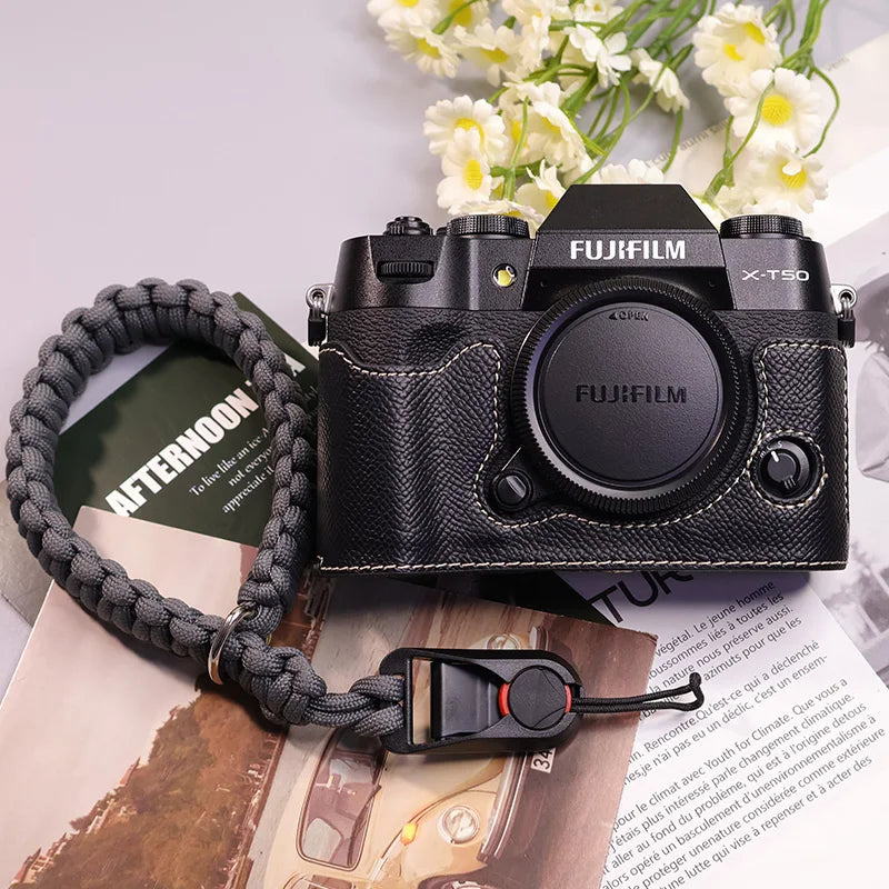 Suitable for Fuji X-T50 camera leather base micro single retro in USA.