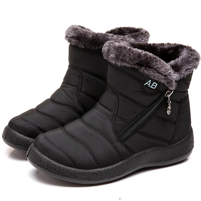 Women's Boots Women's Winter Boots Fur Winter Shoes For Women Ankle Bo