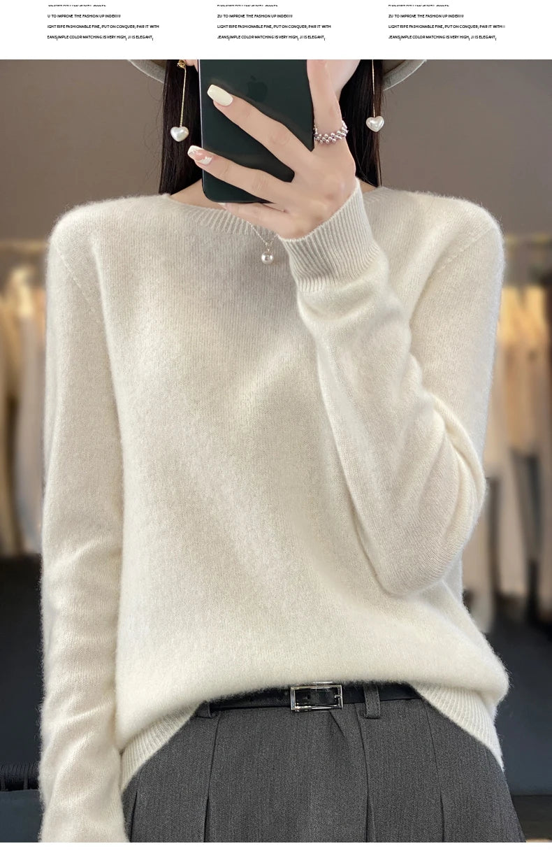 New cashmere sweater women's sweater autumn in USA