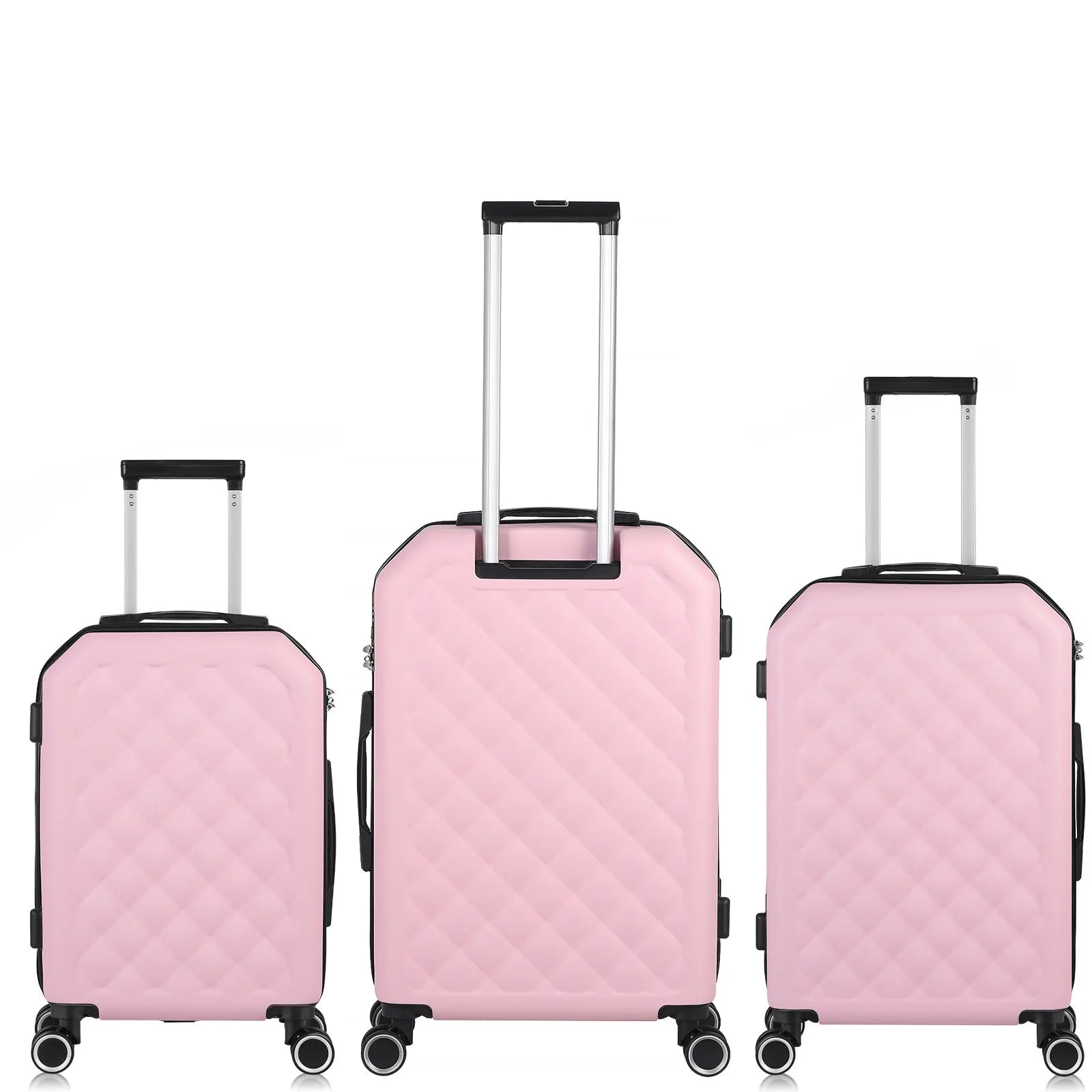 Luggage Set Softside Travel Suitcase Spinner Wheels in USA