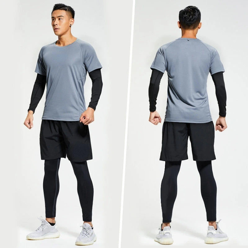 Men's Tracksuit Gym Fitness Compression Basketball Sports in USA