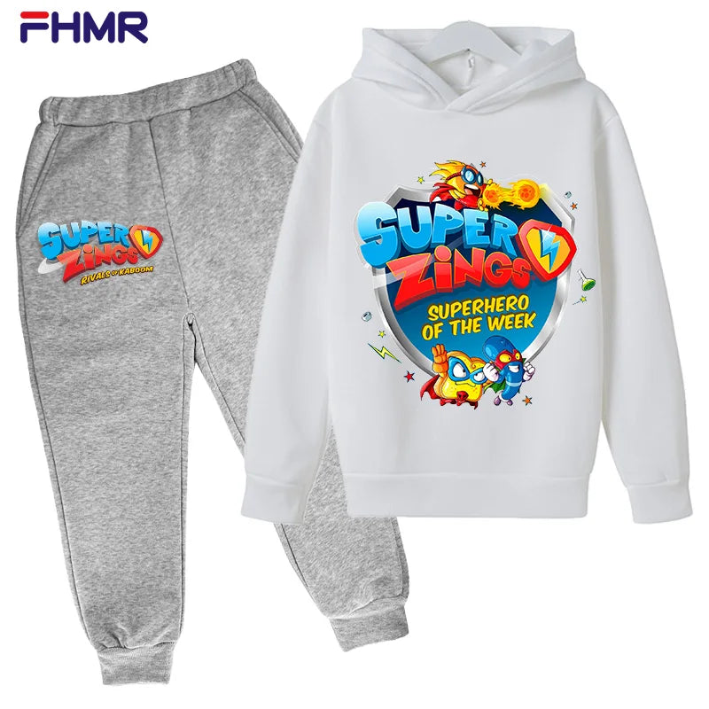 Boys Hoodies+Pants Sets New Autumn Baby Tops Clothing in USA