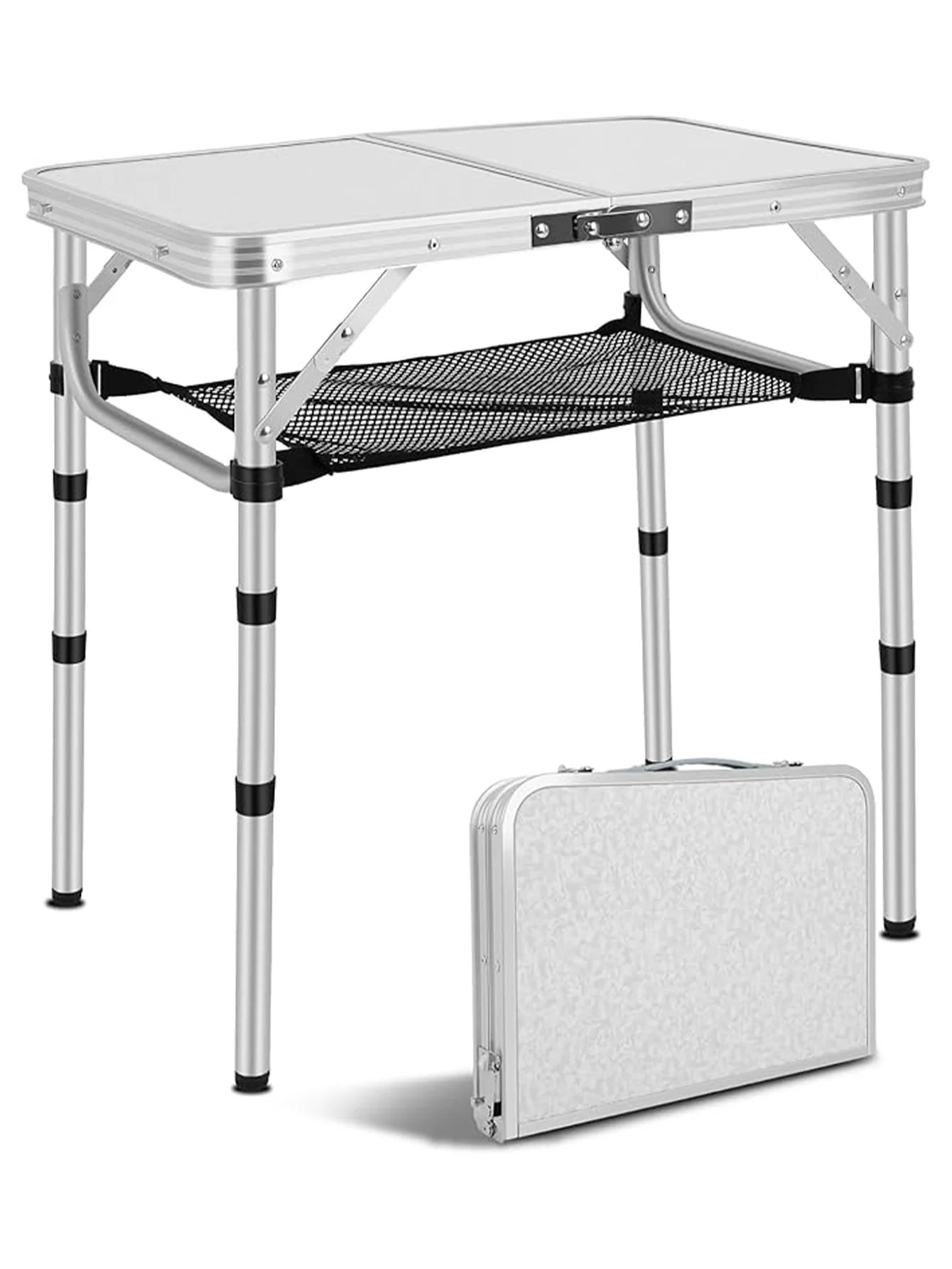 Adjustable Height Carry Handle Camping Table in USA