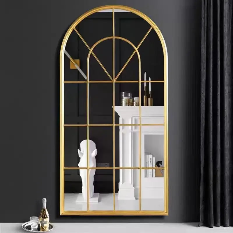 Nordic Style Wall Decor Window Shape Mirror Living Room in USA.