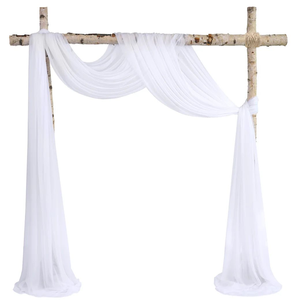 Meters Wedding Sheer Arch Decor Drapes Chiffon IN USA.