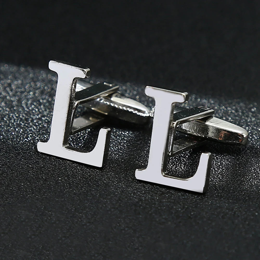 High Quality Men's French Shirt Cuff Brass Silver Color Cufflinks in USA