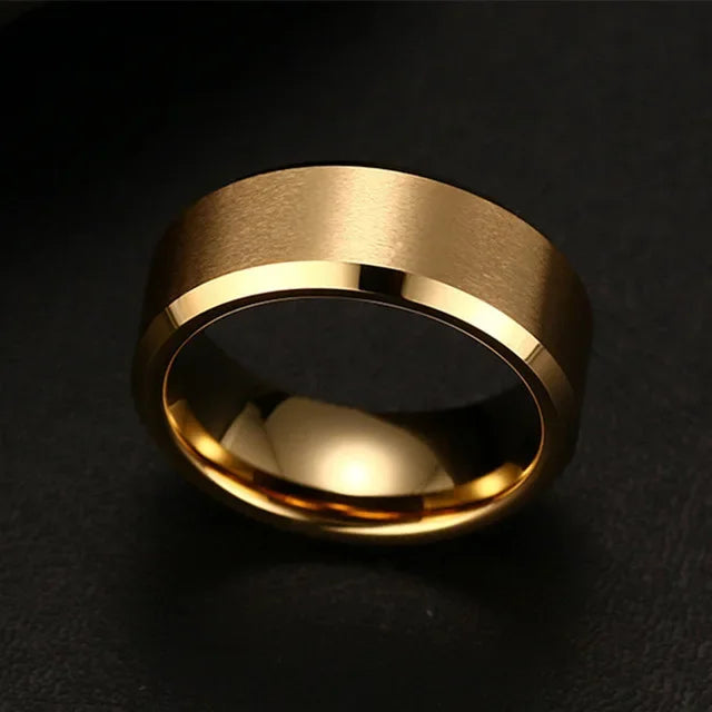 Charm Jewelry Men Women Stainless Steel Black Rings in USA