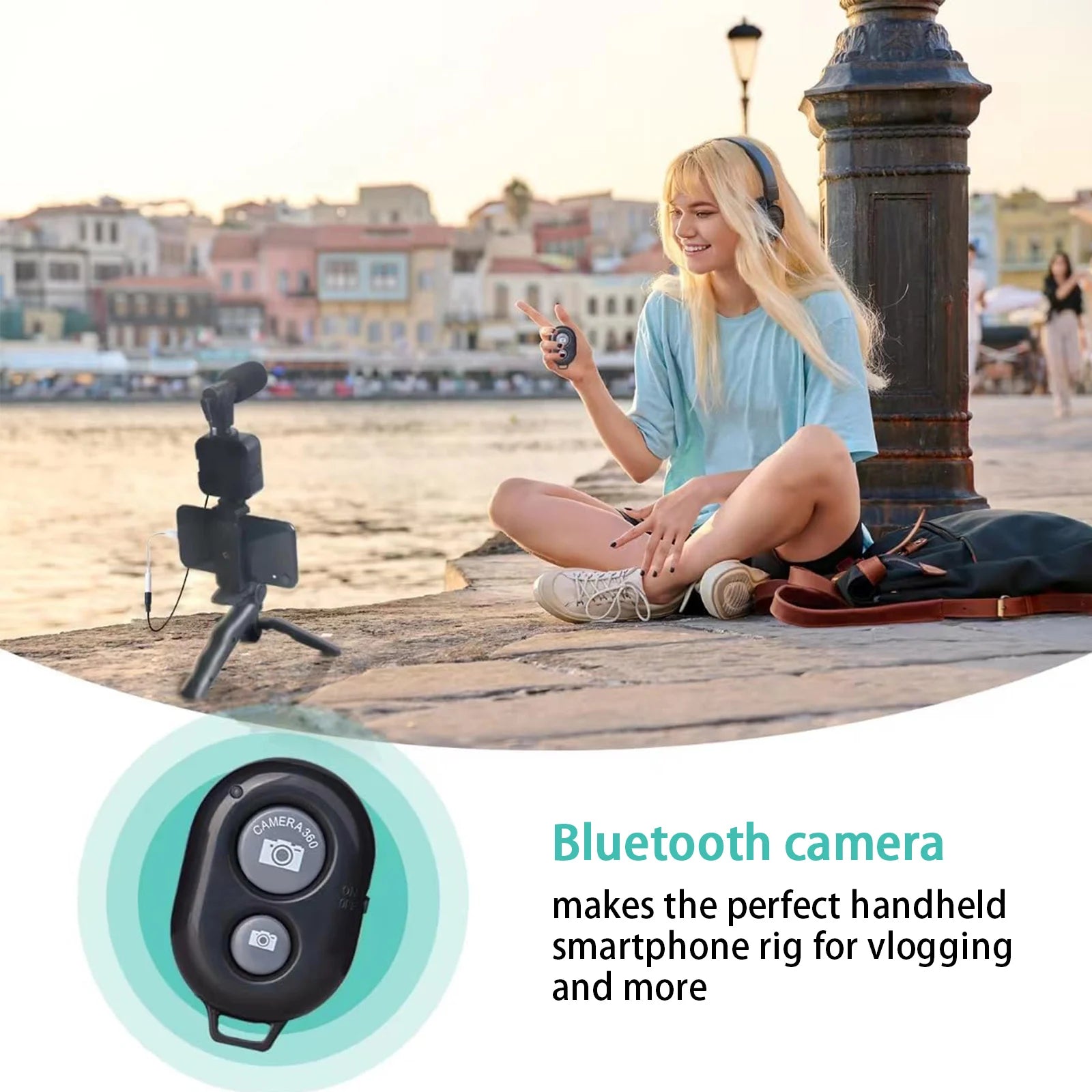 Smartphone Vlogging Kit for iPhone Android with Tripod Mini IN USA.