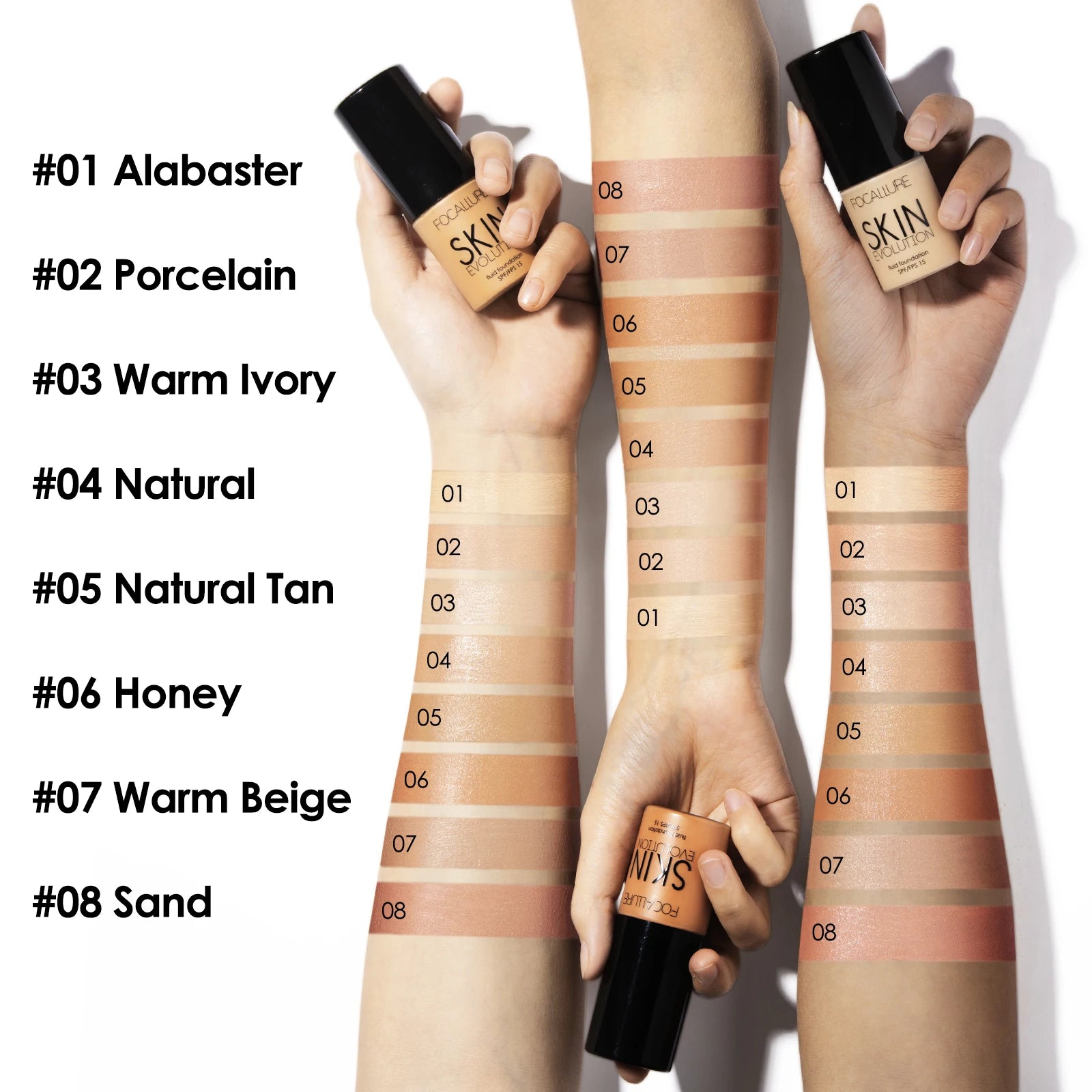 FOCALLURE Waterproof Matte Face Liquid Foundation in USA