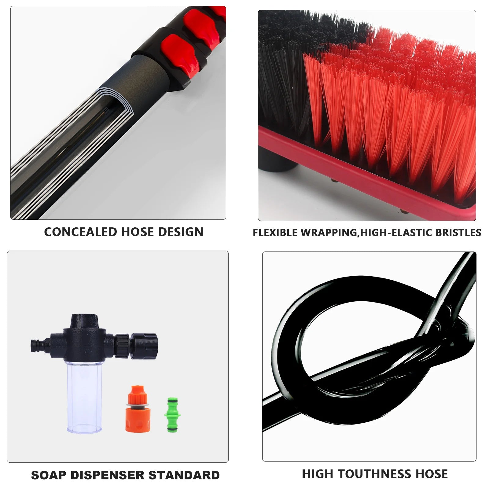 Water Fed Pole Window Cleaning System Brush IN USA.