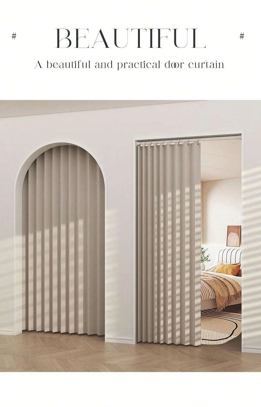 Pleated Curtains Hooks Waterproof Thermal Insulation in USA