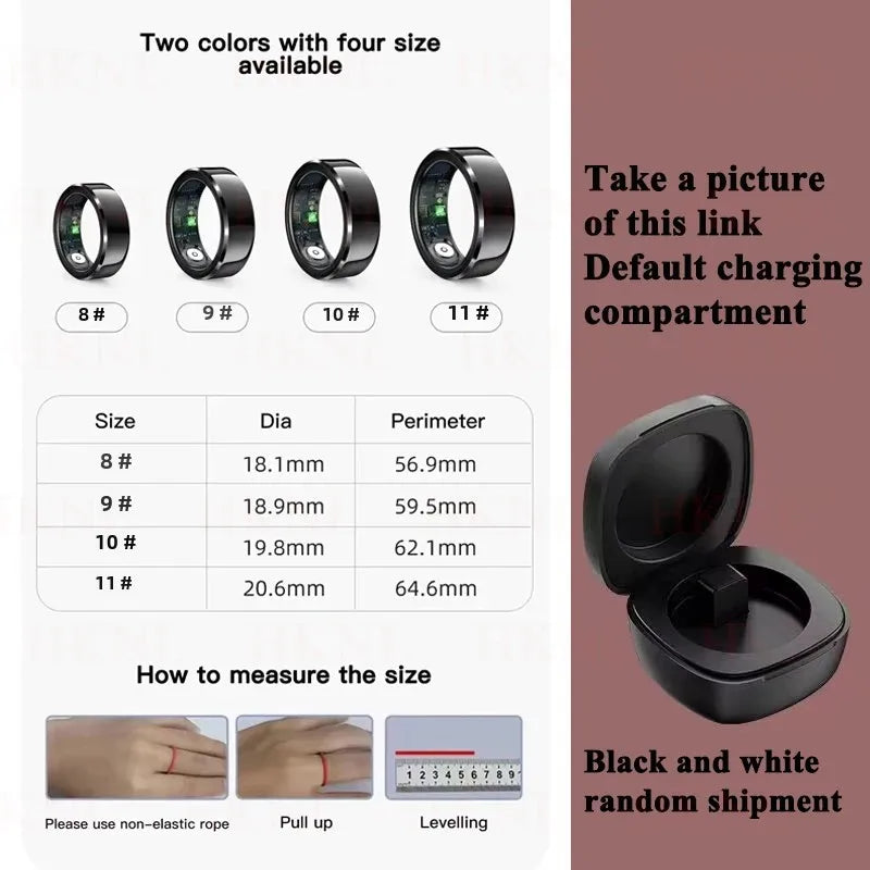 Women Smart Ring Heart Rate Blood Pressure IN USA.