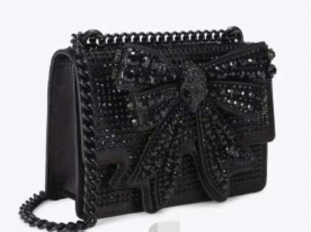 KURT GEIGER LONDON Diamond Studded Bow Bag Fashion in USA