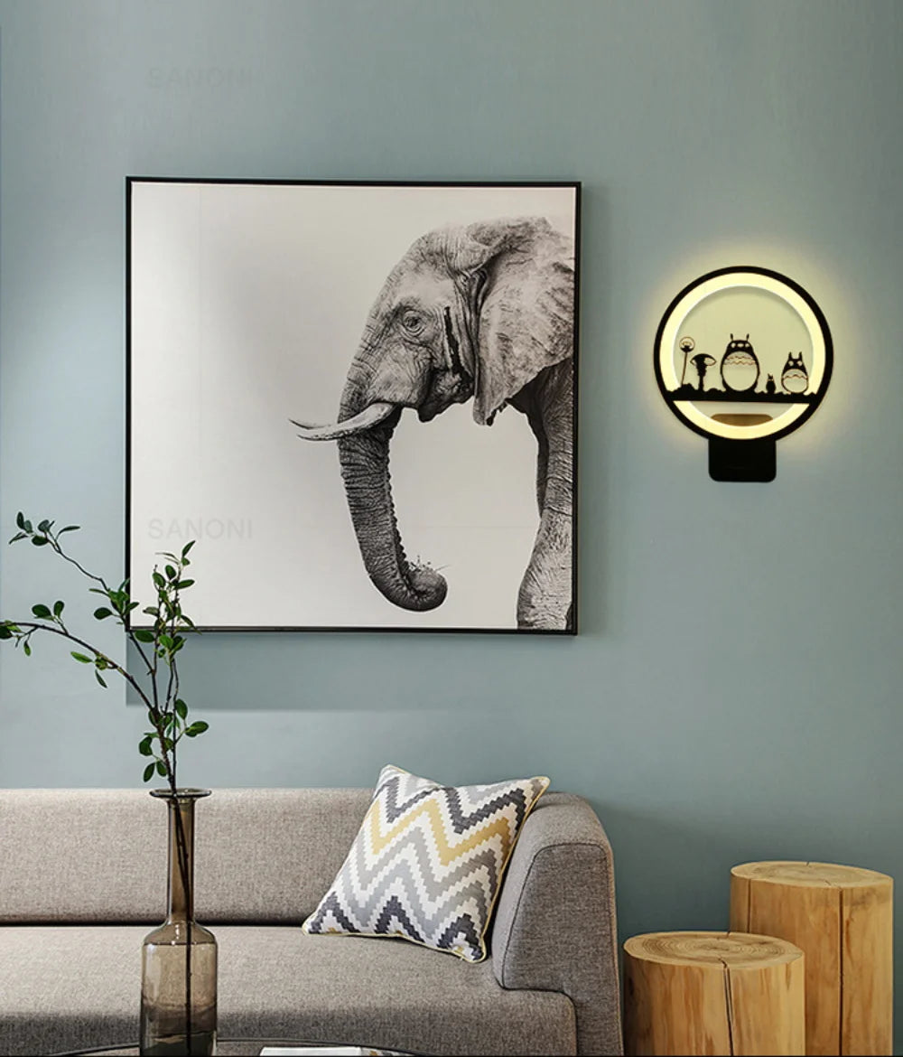 Modern LED Wall Light Sconce Wall Art Bedroom Bedside IN USA.