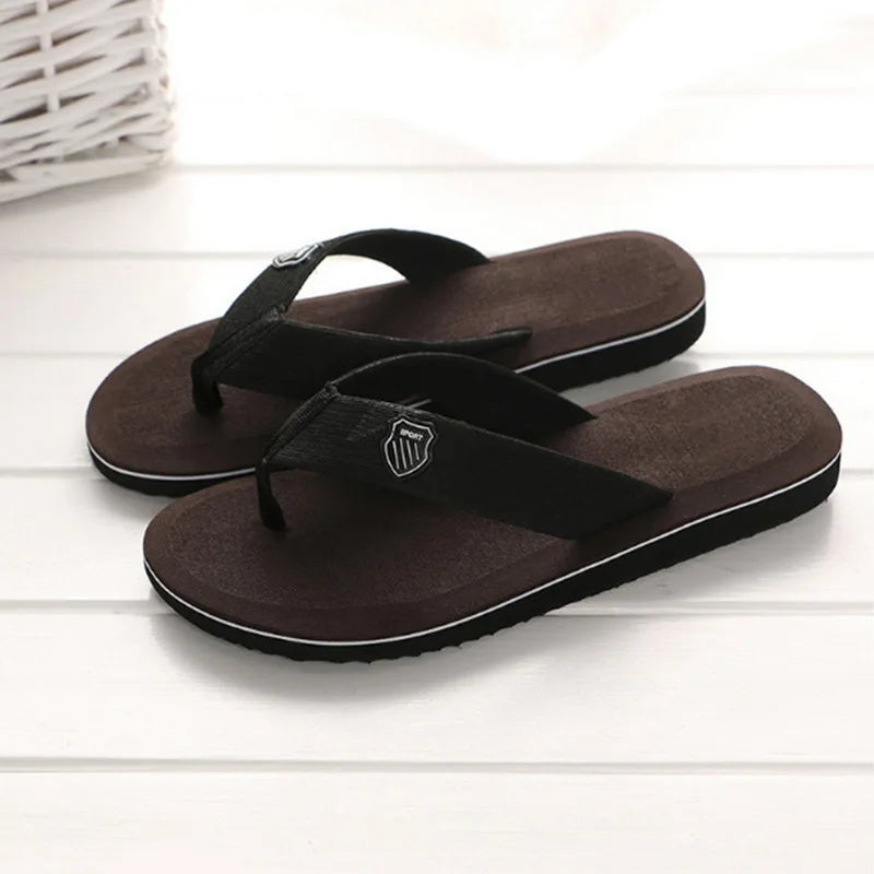 High Quality Men Beach Shoes Summer Casual Flat Slippers in USA