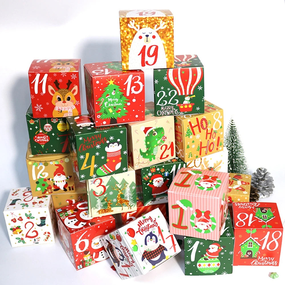 Christmas Advent Calendar Boxes Reusable Advent Calendar Boxes in the usa