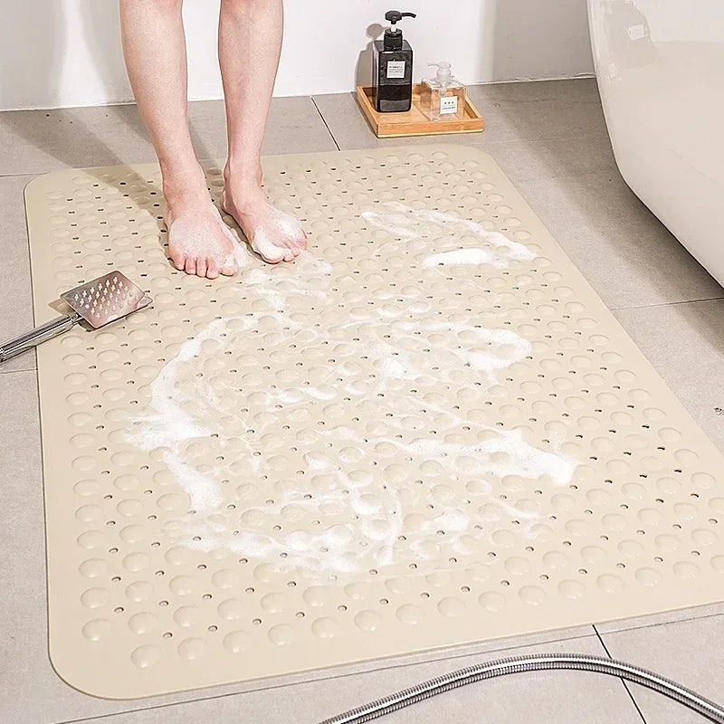 Healthy Non-toxic Large Bath Mat Safety Non-slip Suction Cup