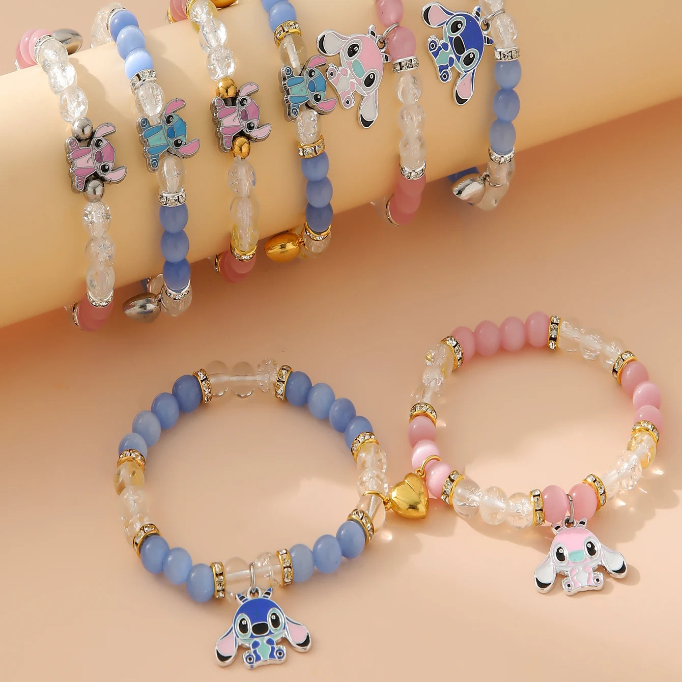 New Cute Ohana Stitch Bracelets For Men Women Lover Means in USA.