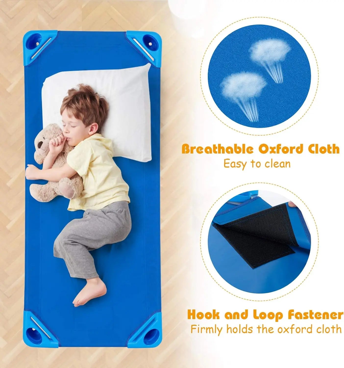 Stackable Sleeping Daycare Cots Kids, Portable Toddler in USA